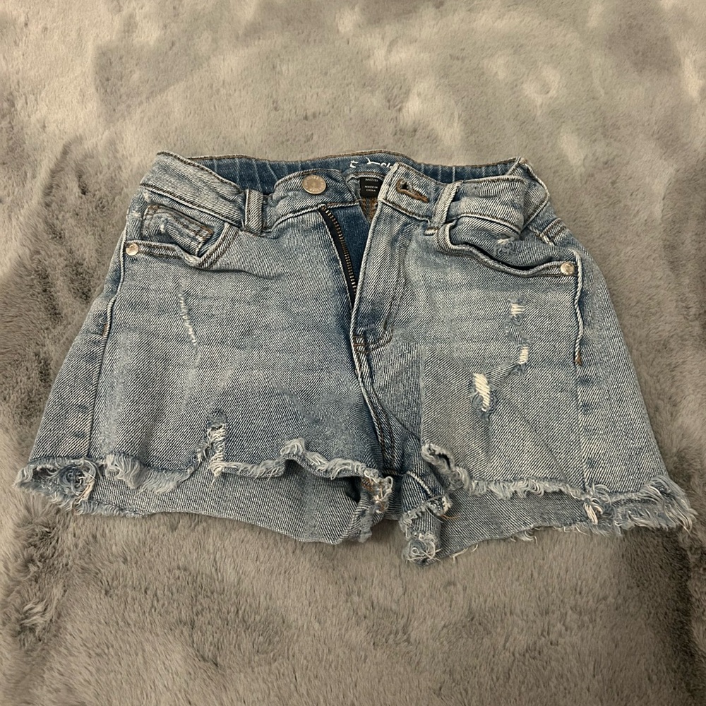 Denim Distressed Women Shorts